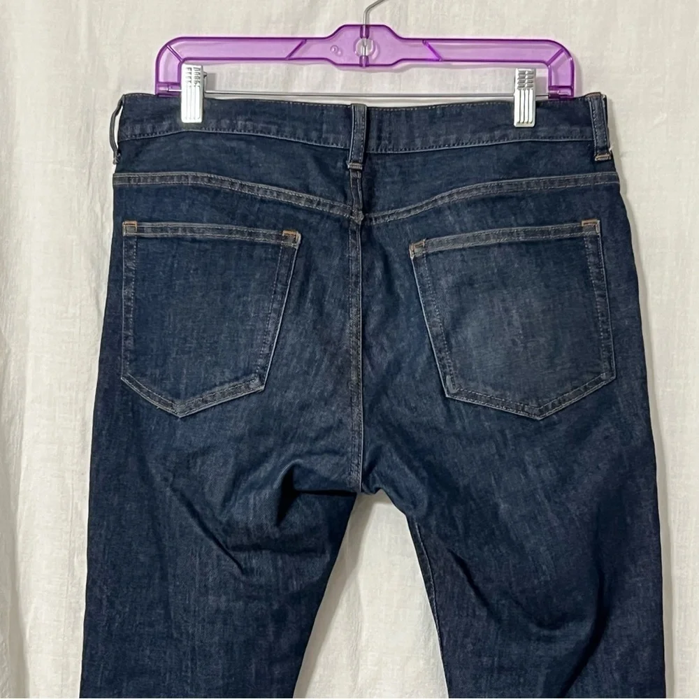 Everlane Men’s Size 32x30 Jeans Skinny Dark Blue Denim Stretch Cotton Ca…